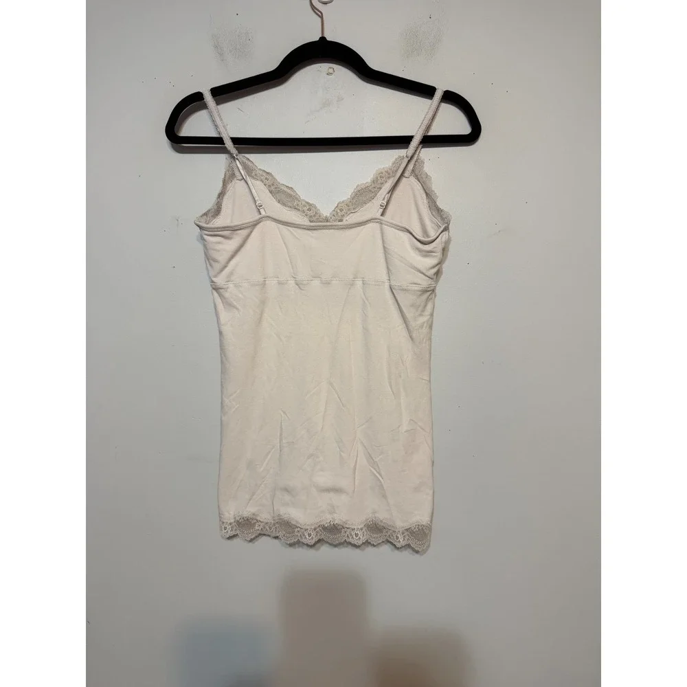 Y2K American Eagle Coquette Lace Babydoll Tank Womens Size Medium Soft Girl